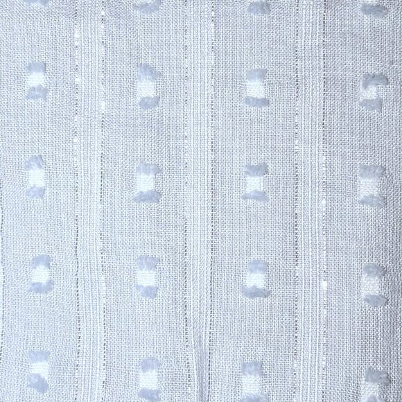 NWT Lulu’s | Sunny Reverie Light Blue Swiss Dot Lurex Halter Midi Dress | Small - Picture 11 of 13